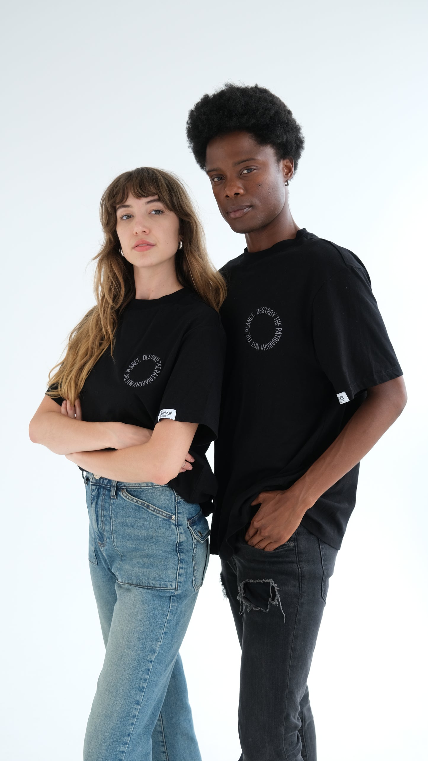 Destroy The Patriarchy Not the Planet - Circle Shirt