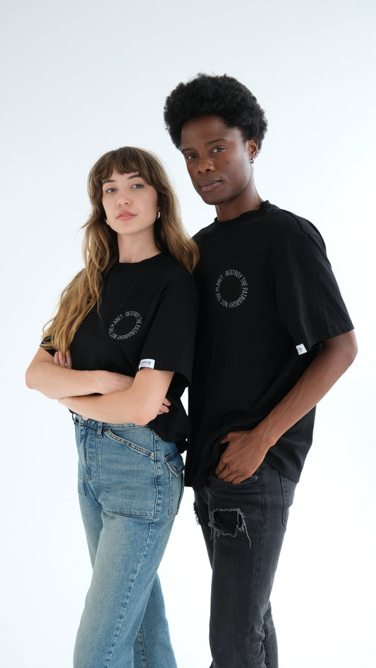Destroy The Patriarchy Not the Planet - Circle Shirt