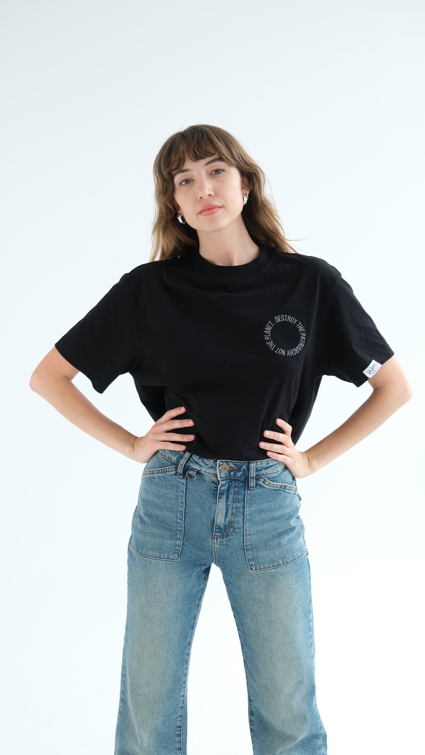 Destroy The Patriarchy Not the Planet - Circle Shirt