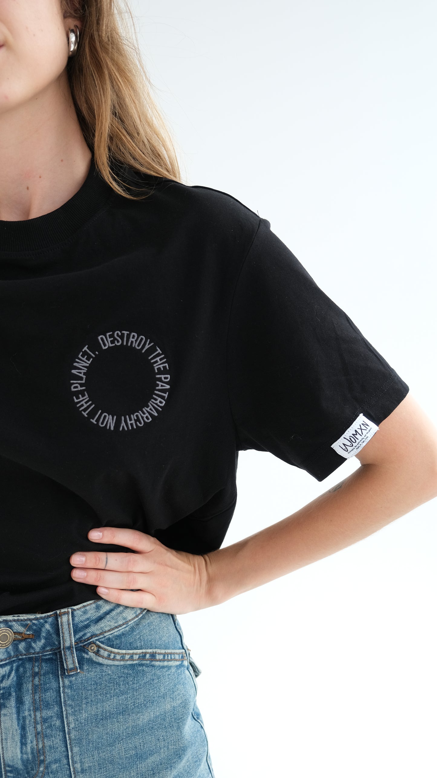 Destroy The Patriarchy Not the Planet - Circle Shirt