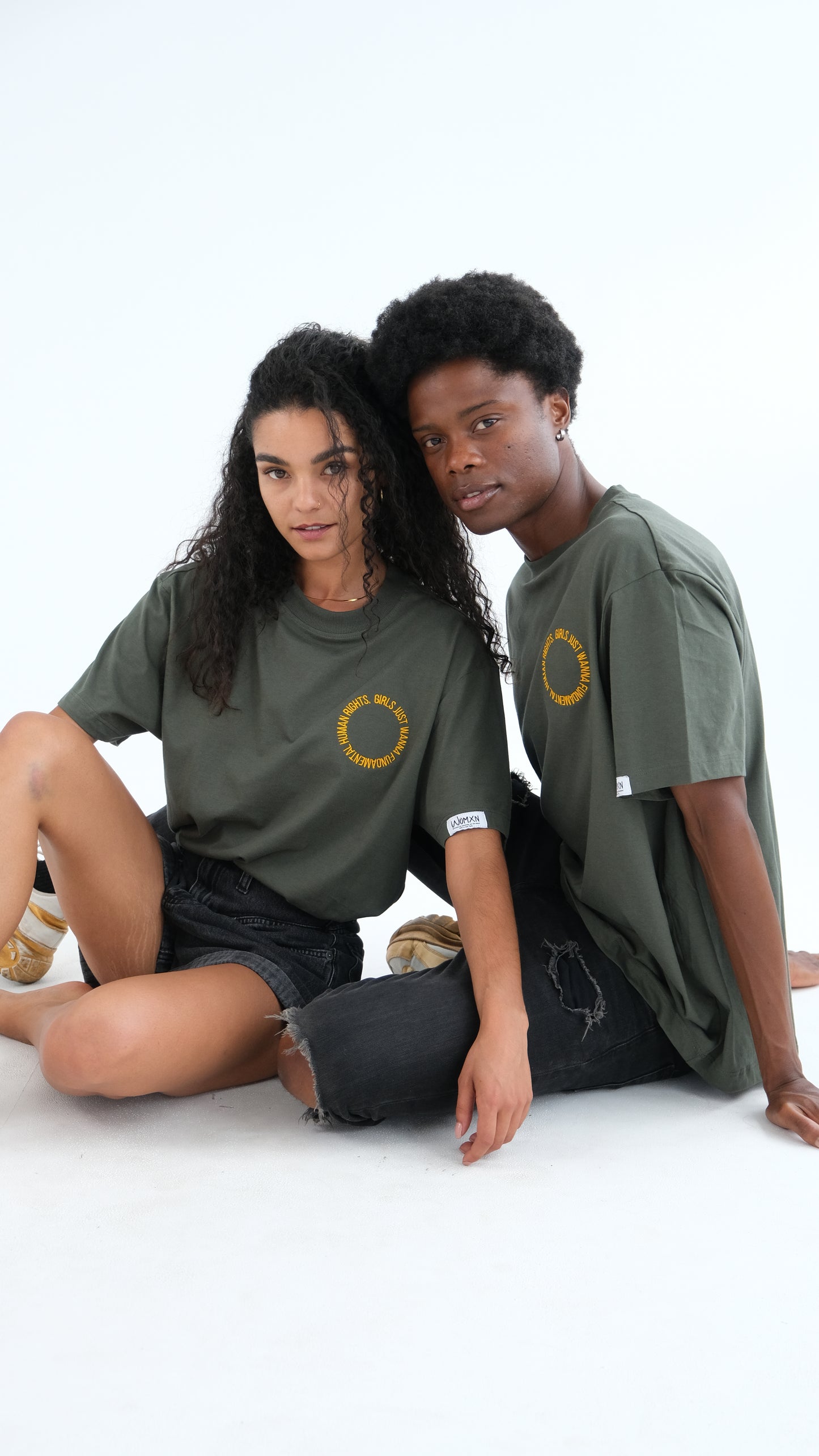 Girls Just Wanna Have Fundamental Human Rights - Circle Shirt
