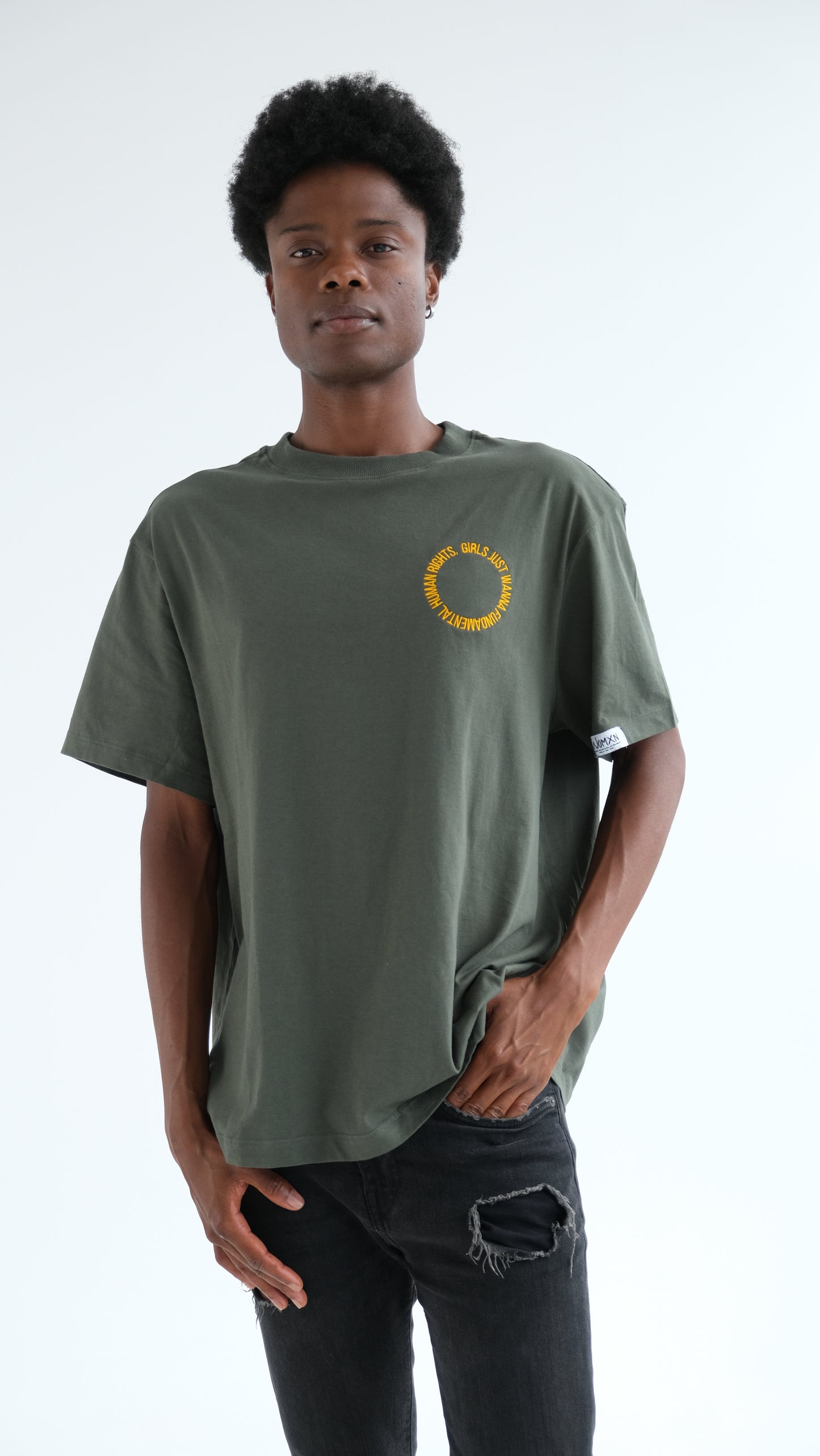 Girls Just Wanna Have Fundamental Human Rights - Circle Shirt